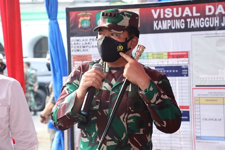 Panglima TNI Sidak Ke Posko PPKM RW 03 Kelurahan Cilangkap 